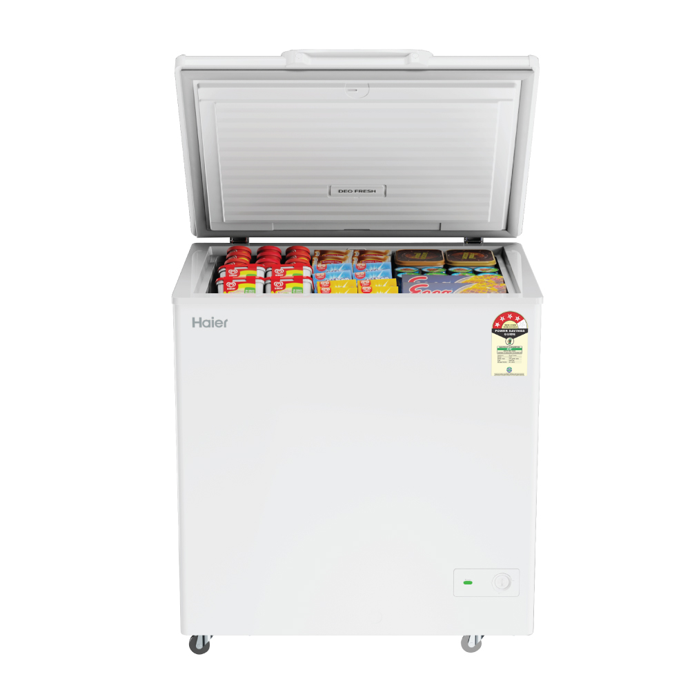 Haier Deep Freezer 230L, Hard Top Convertible Single Door (White)